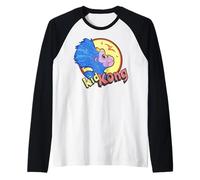 Logotipo de King Kong Skull Island Kid, Linda película, MonsterVerse Team Camiseta Manga Raglan