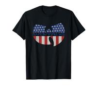 Logotipo de la Bandera Estadounidense del Clan Wu-Tang Camiseta