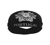 Logotipo De La Bandera Portuguesa De Portugal Unisex Cinta Sudor Cabeza Elástica Cinta Pelo Deporte Transpirable Diadema Deportiva para Correr Fitness Tenis Entrenamiento