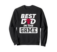 Logotipo de la NBA Best Dad In The Game Bulls para el Día del Padre Sudadera