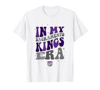 Logotipo de la NBA In My Sacramento Kings Era Retro Wave Camiseta