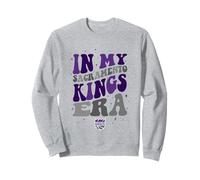 Logotipo de la NBA In My Sacramento Kings Era Retro Wave Sudadera
