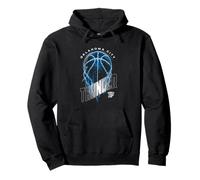 Logotipo de la NBA Oklahoma City Thunder Lightning Bolt Basketball Sudadera con Capucha