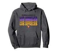Logotipo de la Pila de la NBA Mi corazón Pertenece a Los Ángeles Sudadera con Capucha