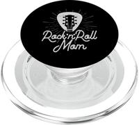 Logotipo de la púa de Guitarra Rock and Roll Mom PopSockets PopGrip para MagSafe