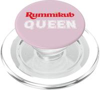 Logotipo de la reina Rummikub con corona real noble PopSockets PopGrip para MagSafe