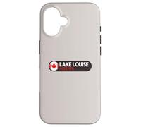 Logotipo de Lake Louise Emblema - Lake Louise Alberta Canadá Carcasa para iPhone 16