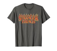 Logotipo de Llama Naranja Stranger Things Camiseta