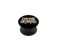 Logotipo de Lynyrd Skynyrd, Campesino sureño, Vintage, Rock de los 70, Dorado PopSockets PopGrip Adhesivo