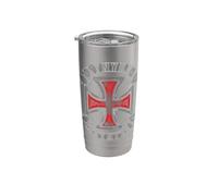 Logotipo de Lynyrd Skynyrd Nation vintage de los 70, Biker Rock Classic Vaso térmico de acero inoxidable de doble pared