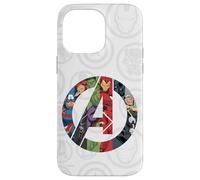 Logotipo de Marvel Avengers con superhéroes Carcasa para iPhone 14 Pro MAX