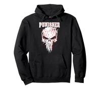 Logotipo de Marvel The Punisher Skull Splattered Sudadera con Capucha