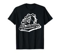 Logotipo de mascota de Bulldogs School Spirit Game Day Bulldog Pride Camiseta