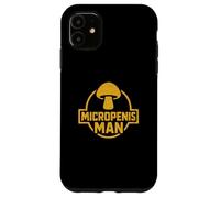 Logotipo de Micropenis Hombre, Divertido Pene Pequeño y Vergonzoso Carcasa para iPhone 11
