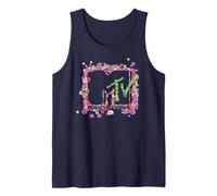 Logotipo de MTV Flower 90s Riot Grrrl Music Television Camiseta sin Mangas