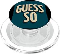 Logotipo de Nice Guess So PopSockets PopGrip para MagSafe