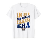 Logotipo de Onda Retro de la NBA In My New Orleans Pelican Era Camiseta