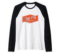 Logotipo de Port City Speed Shop Camiseta Manga Raglan