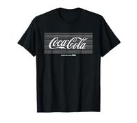 Logotipo de Rayas Blancas de Coca Cola Camiseta