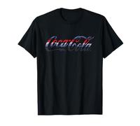 Logotipo de rayas Horizon de Coca Cola Camiseta