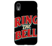 Logotipo de Ring The Bell en Negrita Carcasa para iPhone XR