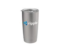 Logotipo de Ripple XRP Comercio de criptomonedas Regalo de Vaso térmico de acero inoxidable de doble pared