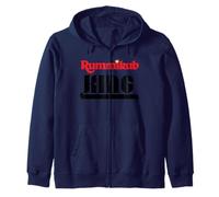 Logotipo de Rummikub King con Tinta Negra de Corona Real Sudadera con Capucha