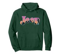 Logotipo de Silueta de Jeep Desert Sudadera con Capucha, Unisex para Adultos, Verde Bosque, S