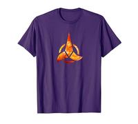 Logotipo de Star Trek Klingon Camiseta, Hombre, Morado, L