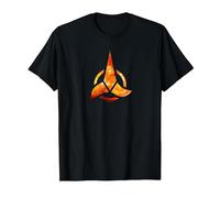 Logotipo de Star Trek Klingon Camiseta, Hombre, Negro, XL