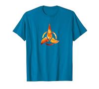 Logotipo de Star Trek Klingon Camiseta, Hombre, Zafiro, 3XL