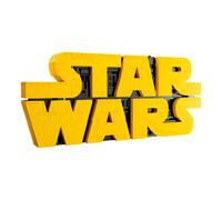 LEGO Star Wars 75407 Logotipo de Star Wars para Construir - Maqueta 3D de Colección para Adultos - Decoración para Hogar y Oficina - Regalo para Hombres, Mujeres, Adolescentes y Fans