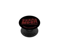 Logotipo de Sun Records x David Allan Coe Texas Moon Red PopSockets PopGrip Adhesivo
