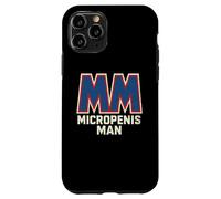 Logotipo de superhéroe de Micropenis Man, pene pequeño y Divertido Carcasa para iPhone 11 Pro
