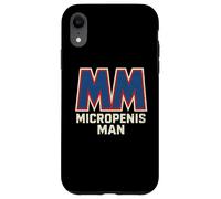 Logotipo de superhéroe de Micropenis Man, pene pequeño y Divertido Carcasa para iPhone XR