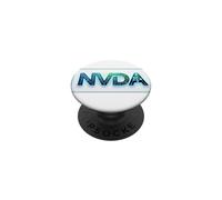 Logotipo de tecnología difusa NVDA PopSockets PopGrip Adhesivo
