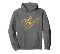 Logotipo de Texto de Bronce Dirty Dancing Sudadera con Capucha, Unisex para Adultos, Asfalto, S
