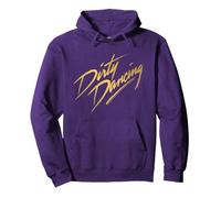 Logotipo de Texto de Bronce Dirty Dancing Sudadera con Capucha, Unisex para Adultos, Morado, M