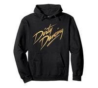 Logotipo de Texto de Bronce Dirty Dancing Sudadera con Capucha, Unisex para Adultos, Negro, M