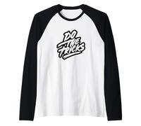 Logotipo del discurso de Nice Do The Tricks Camiseta Manga Raglan