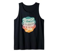 Logotipo del emblema Breeze Please Tease me Camiseta sin Mangas