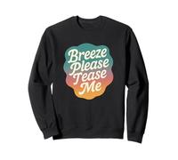 Logotipo del emblema Breeze Please Tease me Sudadera