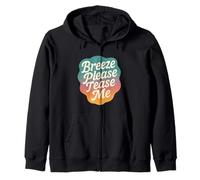 Logotipo del emblema Breeze Please Tease me Sudadera con Capucha
