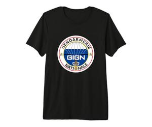 Logotipo del Grupo de Intervención de la Gendarmería Nacional GIGN Camiseta Premium