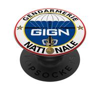 Logotipo del Grupo de Intervención de la Gendarmería Nacional GIGN PopSockets PopGrip Adhesivo