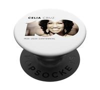 Logotipo Exclusivo de Celia Cruz Centennial de Amazon PopSockets PopGrip Adhesivo