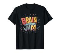 Logotipo Multicolor de Brain Jam Camiseta