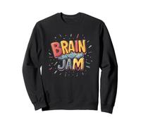 Logotipo Multicolor de Brain Jam Sudadera