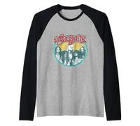 Logotipo Oficial de Aerosmith Get A Grip Camiseta Manga Raglan