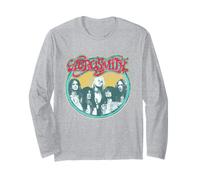 Logotipo Oficial de Aerosmith Get A Grip Manga Larga